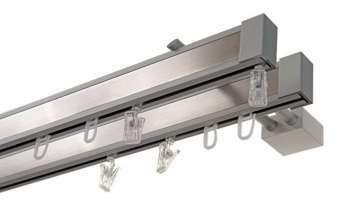 Karnisz apartamentowy podwójny ścienny