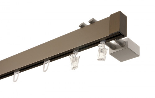 Karnisz apartamentowy pojedynczy ścienny